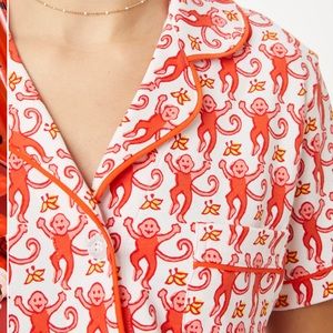 Roller Rabbit Monkey Polo Pajamaa